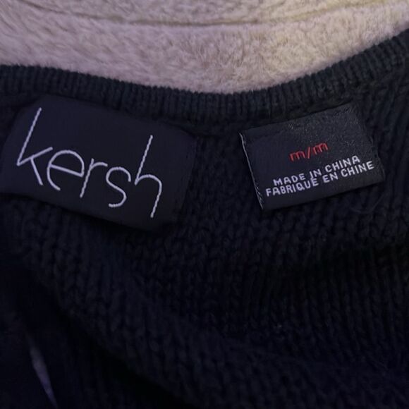 MM37 Kersh cable knit back 3 button short sleeve cardigan - Picture 8 of 9